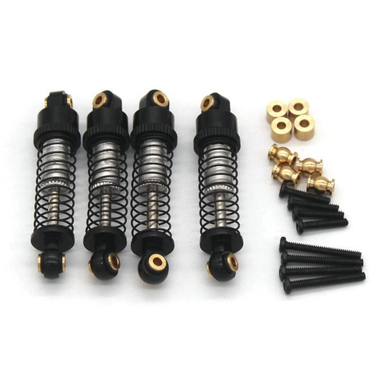 4 шт. металлический амортизатор масляный демпфер совместим с FMS FCX24 ...