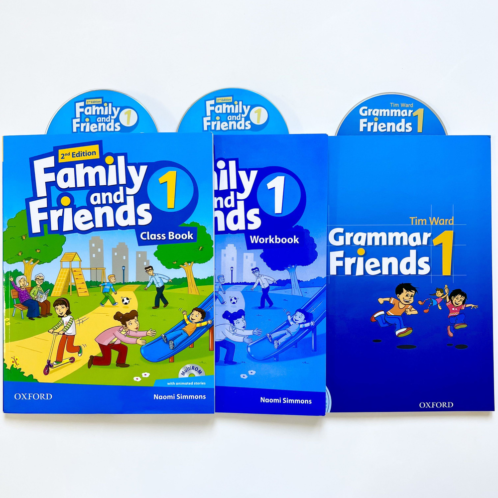 Вопросы и ответы о Family and Friends 1 (2nd edition) Class Book + Workbook  + Grammar friends 1 + CD | Симмонс Наоми – OZON