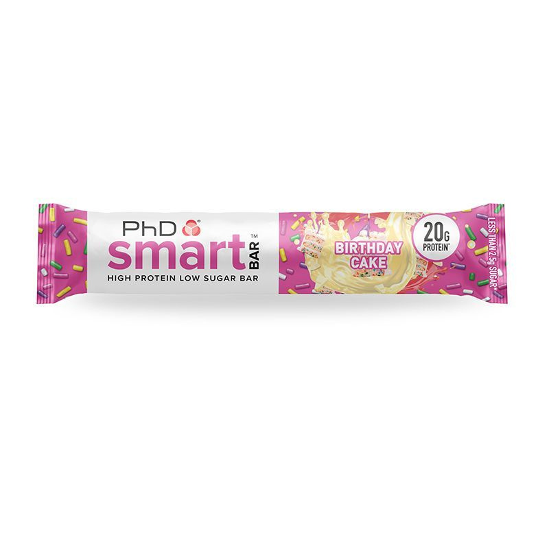 Батончик протеиновый PhD Smart Bar Праздничный торт, 64 г., 6 шт  #1