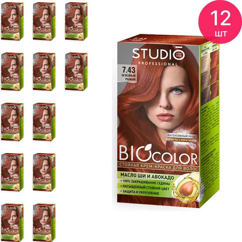 Studio Professional Essem Hair / Студио Профессионал Эссем Хаир Biocolor Крем-краска для волос стойкая #1