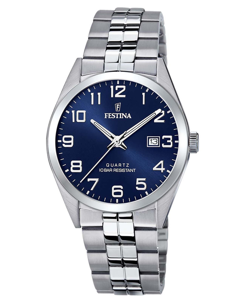 Мужские наручные часы Festina Acero Clasico F20437/3 с гарантией #1