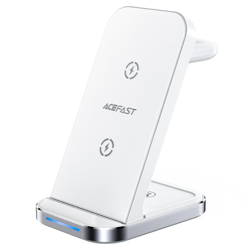Беспроводное зарядное устройство ACEFAST E15 3-in-1 Fast Wireless Charger Desktop Holder белое  #1