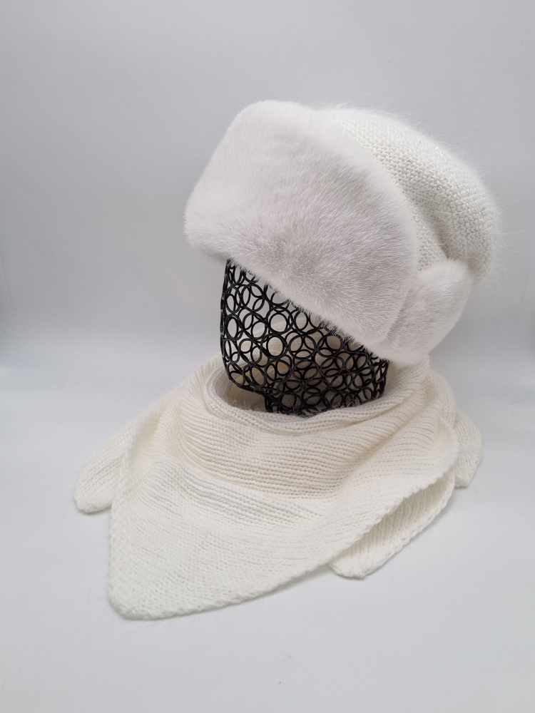 Luxury Fur Hats Комплект головной убор + аксессуар #1