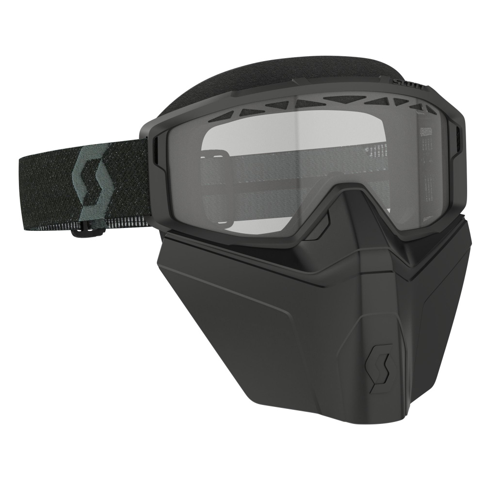 Мотоочки для снегохода SCOTT Primal Safari Facemask (black clear) #1