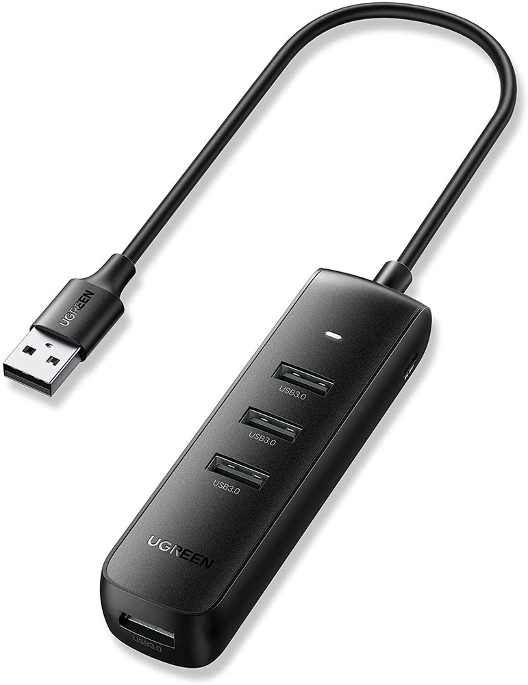 USB концентратор 4 в 1 Ugreen (хаб), 4 x USB 3.0, 5Gbps, 0.25м (10915) #1