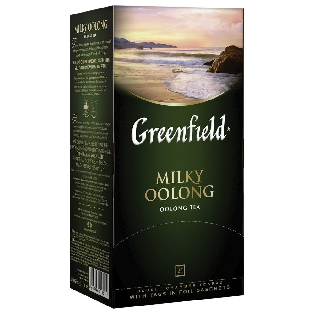 Чай Greenfield (Гринфилд) ''Milky Oolong'' 25 пак.- 4уп #1
