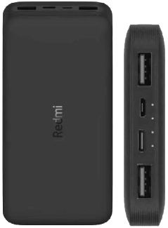 Внешний аккумулятор c функцией быстрой зарядки Xiaomi Redmi (20000mAh, 18W), Black  #1