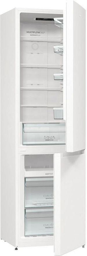 Холодильник двухкамерный Gorenje NRK6201PW4, класс энергопотребления А+, 353 л, электронное управление, #1