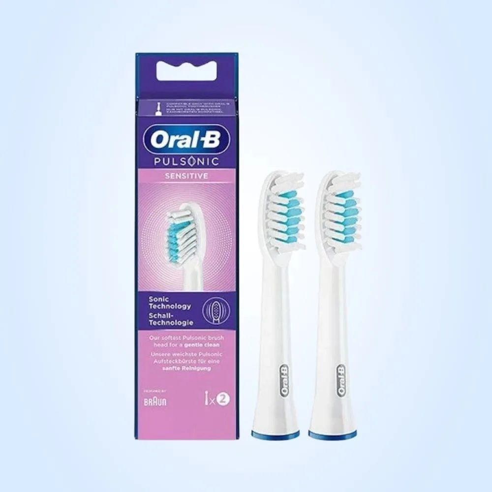 Насадки для зубной щетки Oral-B Pulsonic Sensitive SR32S-2 Белый, 2 шт. #1