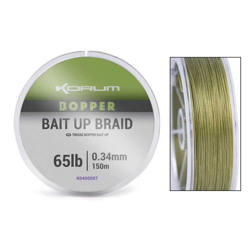 Шнур Korum Bopper Bait Up Braid 150 m 0.34 мм 65lb #1