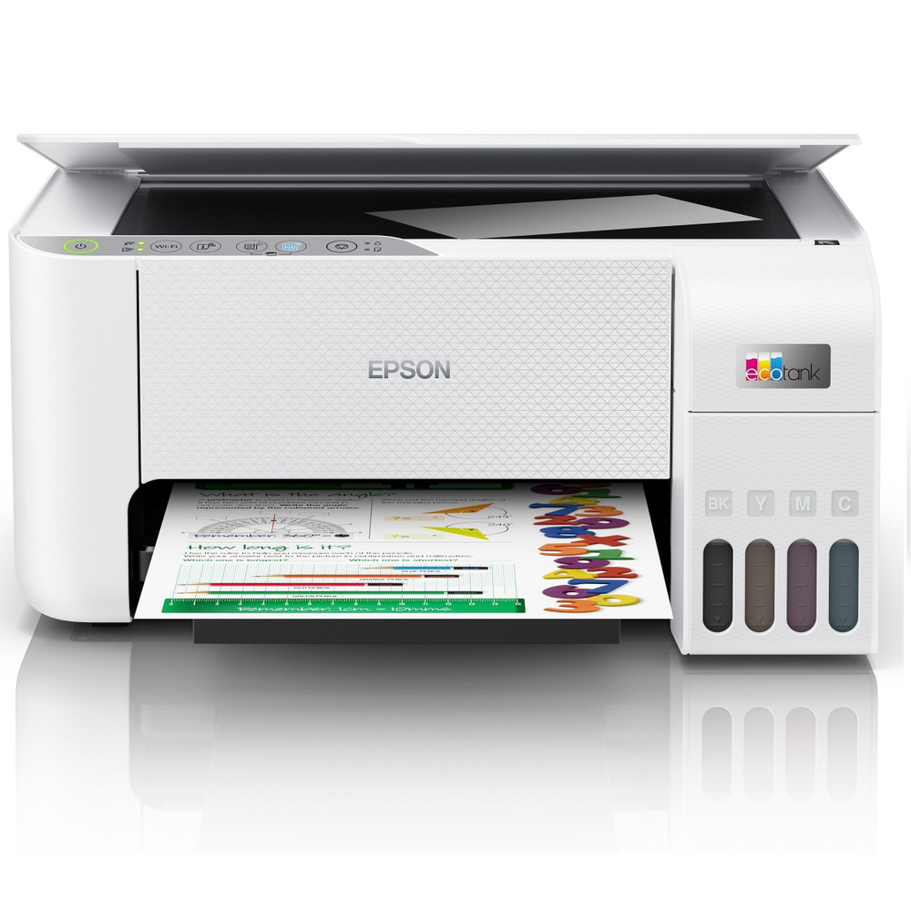 Epson МФУ Струйное L3256 (C11CJ67421/C11CJ67516/C11CJ67524), белый #1