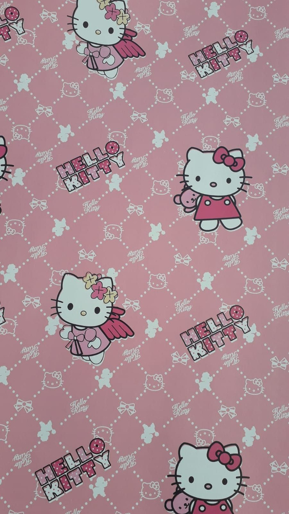 PR074/ Hello Kitty пленка самоклеящаяся 8*0,45 (матовая) Dekoron Самоклейка  #1