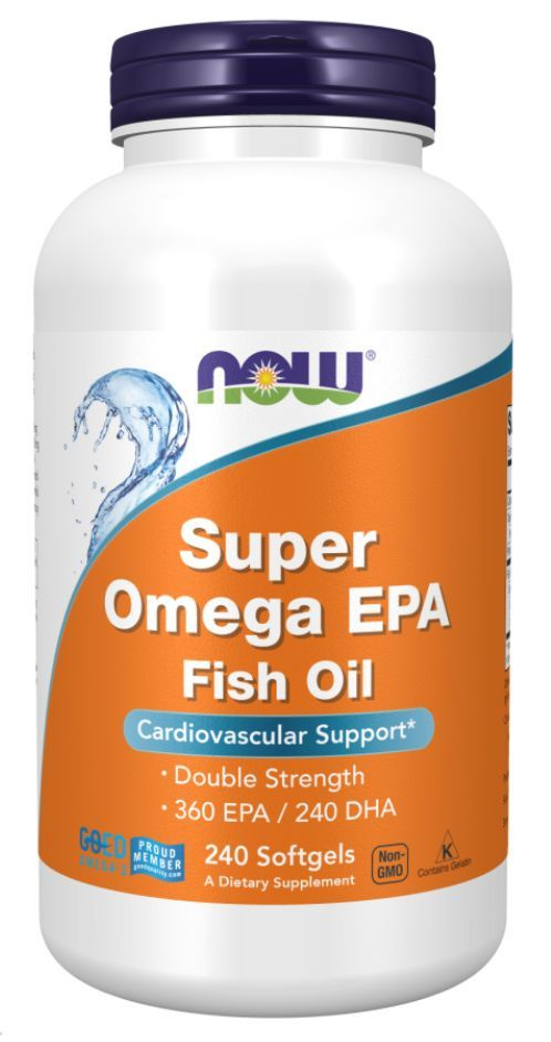 Омега 3 Супер NOW Super Omega EPA Fish Oil 1200 мг 360/240 240 гелевых капсул  #1