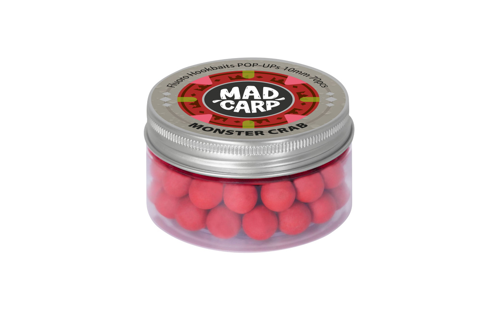 Бойлы плавающие Mad Carp Baits MONSTER CRAB Pop-Ups (Монстр Краб) 10мм #1