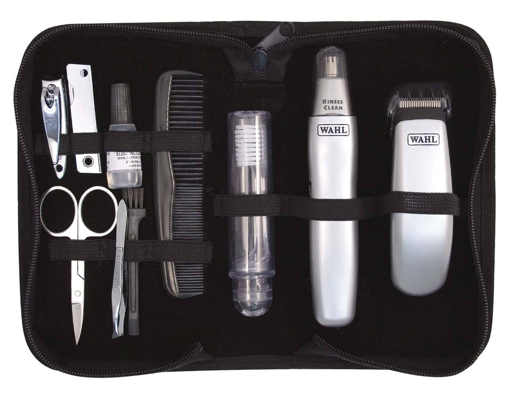 Wahl Триммер для бороды и усов Триммер для усов и бороды Travel Kit Trimmer серый  #1