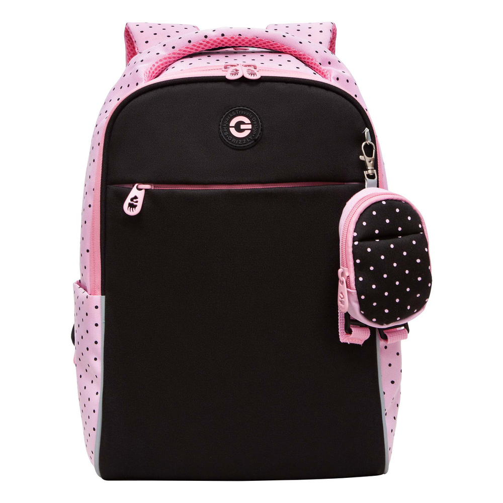 Школьный Grizzly рюкзак для девочек: модный и практичный, RG-367-2  #1