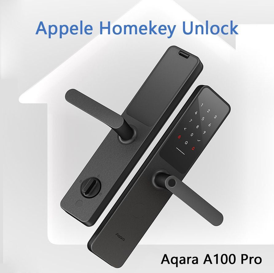 Умный дверной замок Aqara A100 Pro CN (ZNMS02ES) Zigbee Скачать Apple Homekey Smart Door Lock  #1