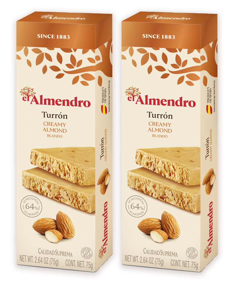 Миндальный сливочный туррон El Almendro, 75г х 2шт #1