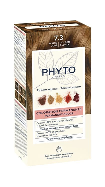 Phyto ФИТОКОЛОР Краска для волос 7.3 Золотистый блонд 50/50/12мл  #1