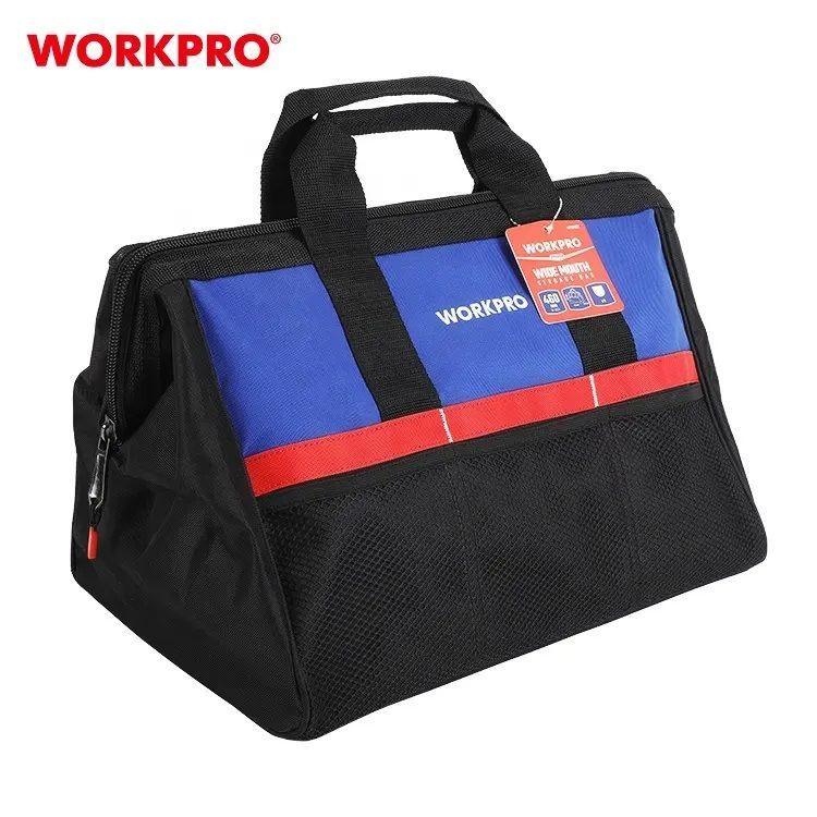 Сумка для инструмента 500D 320x210x230 мм на молнии с широким горлом WORKPRO WP28100  #1