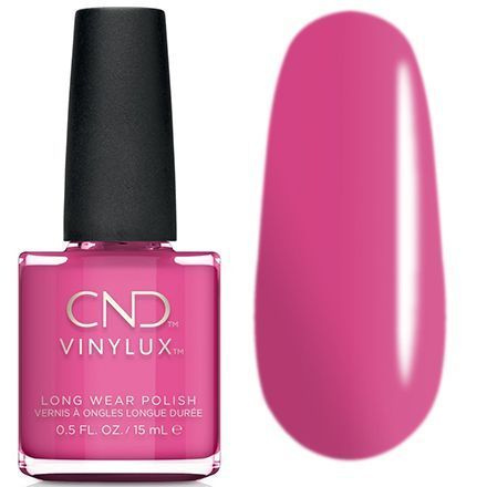 Недельный лак для ногтей CND Vinylux #121 Hot Pop Pink, 15 мл #1