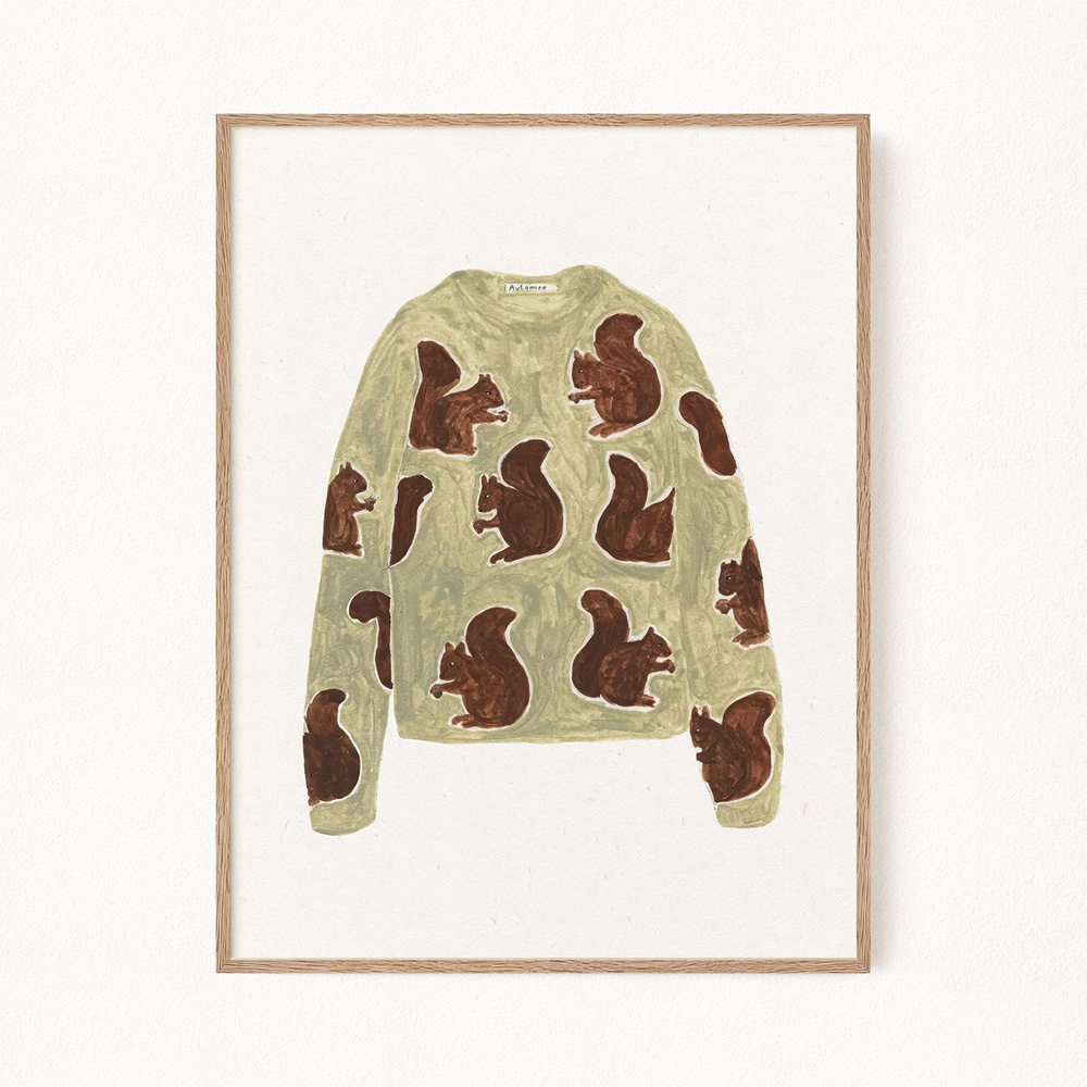 Постер для интерьера "Jacket with Squirrels IV", 30х40 см #1