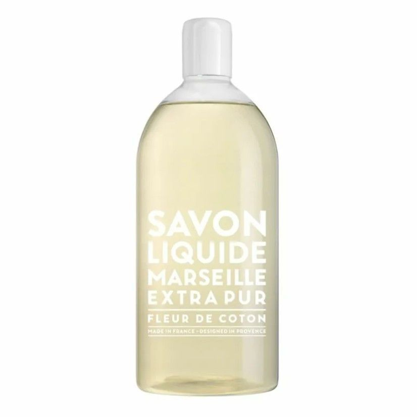 COMPAGNIE DE PROVENCE - Fleur De Coton / Cotton Flower Liquid Marseille Soap 1000 ml - жидкое мыло для #1