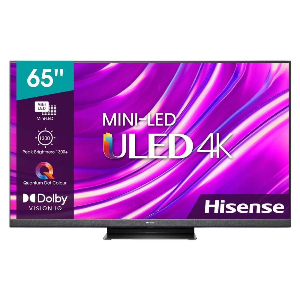 Hisense Телевизор 65U8HQ 65" 4K HDR, черный #1