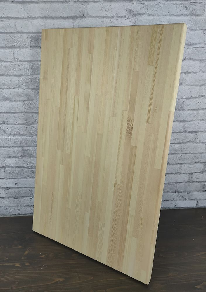 Столешница деревянная для стола, без шлифовки и покраски, 130х60х4 см  #1