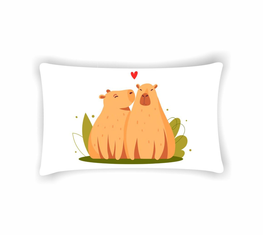 Подушка MIGOM Капибара, Capybara - 0005 29x40 - купить по низкой цене в ...