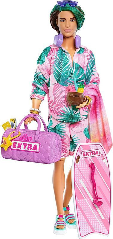 Кукла Барби Кен "Пляж" Barbie Extra Fly Ken Beach #1