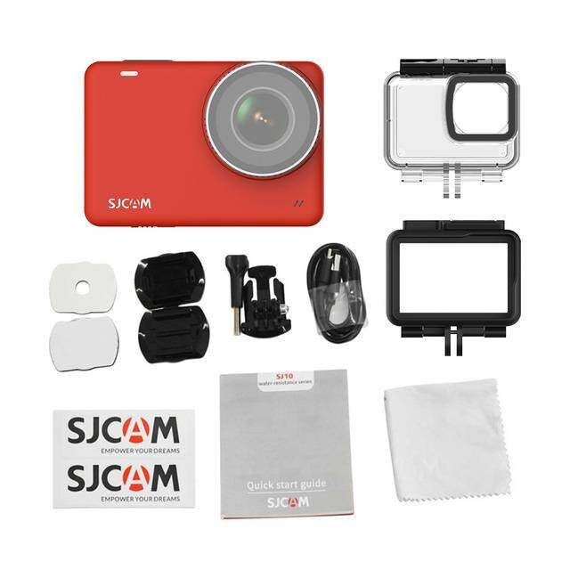 SJCAM Экшн-камера SJ10X, красный #1