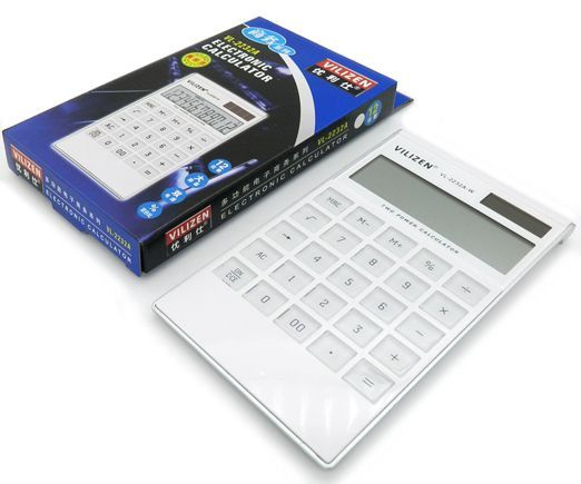 Калькулятор CZ-324 Настольный, 12 разр, 18х10.5х1см, белый, в к/кор VL-2232A (1/20/80)  #1