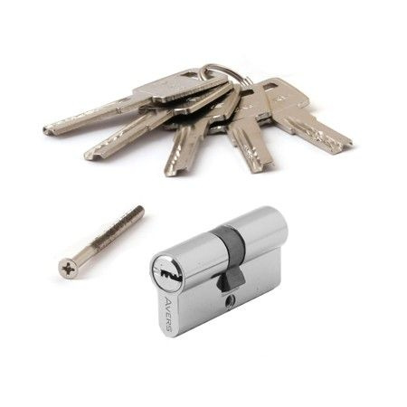 Цилиндр для замка (ключ/ключ), хром #1