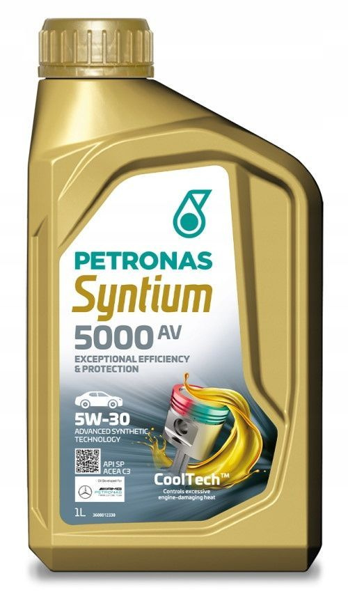 PETRONAS SYNTIUM 5000 AV 5W-30 Масло моторное, Синтетическое, 1 л #1