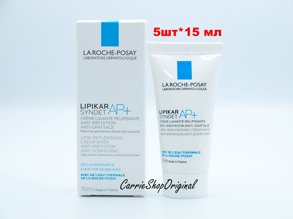 La Roche-Posay Lipikar Syndet AP+ Липидовосполняющий очищающий крем-гель для лица и тела взрослых, детей #1