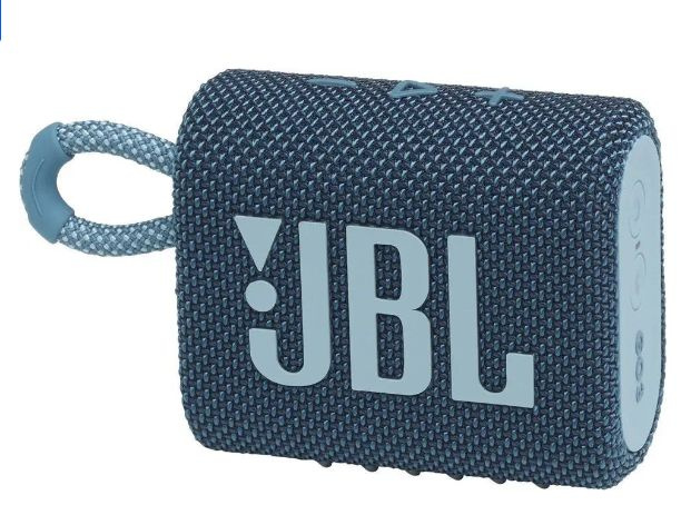 Портативная акустическая система JBL Go 3, беспроводная колонка, синий  #1