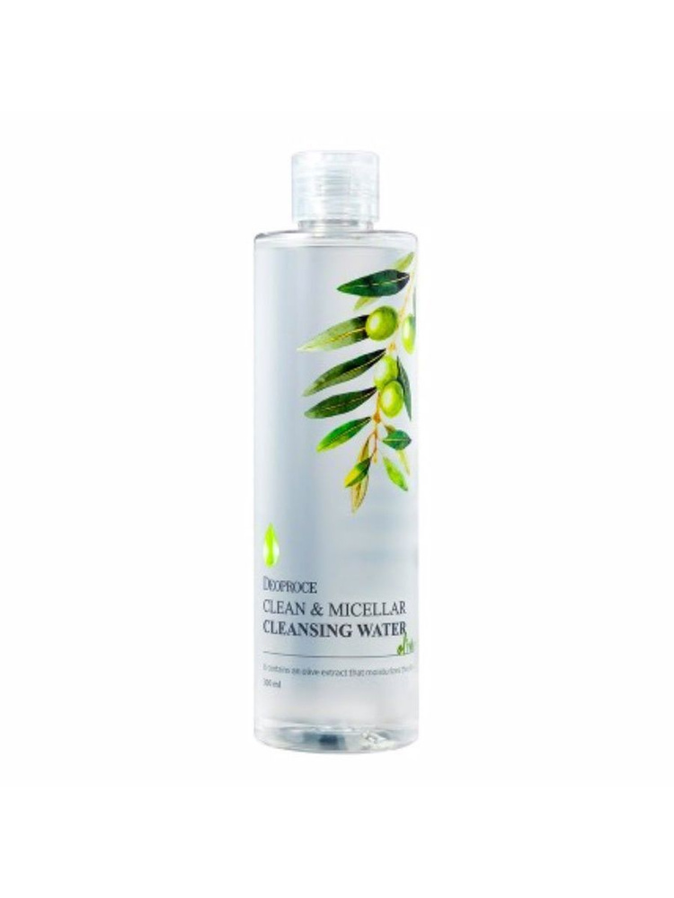 Мицеллярная вода с экстрактом оливы DEOPROCE CLEAN & MICELLAR CLEANSING WATER OLIVE 300мл  #1