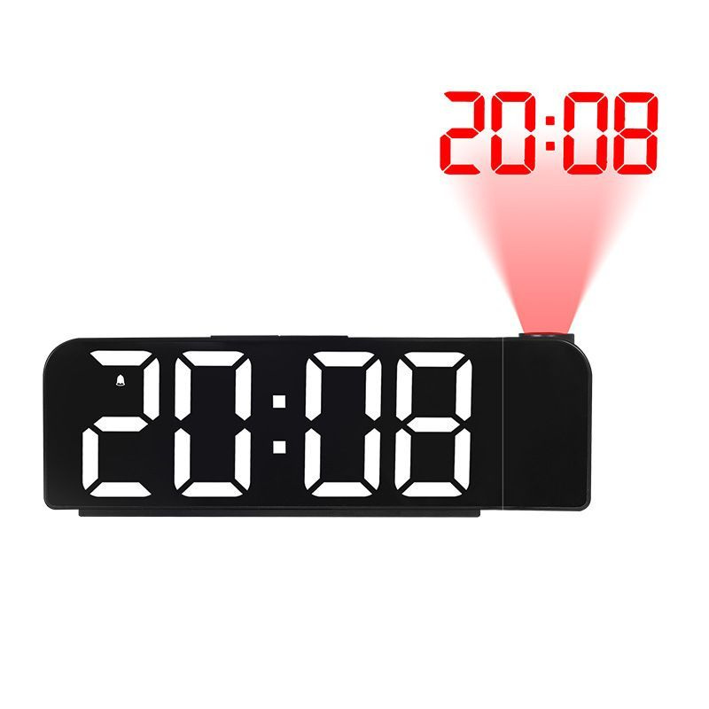 Настольные электронные часы , с будильником, с проекцией времени на стену или потолок  #1