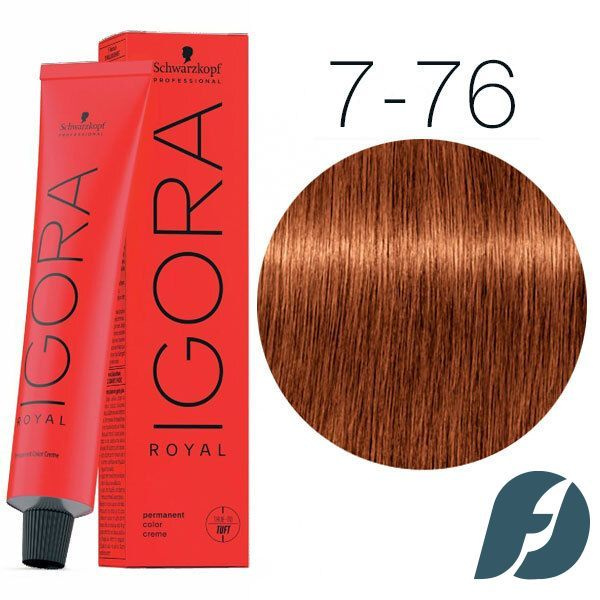 Schwarzkopf Professional Igora Royal 7-76 Крем-краска для волос, 60 мл #1