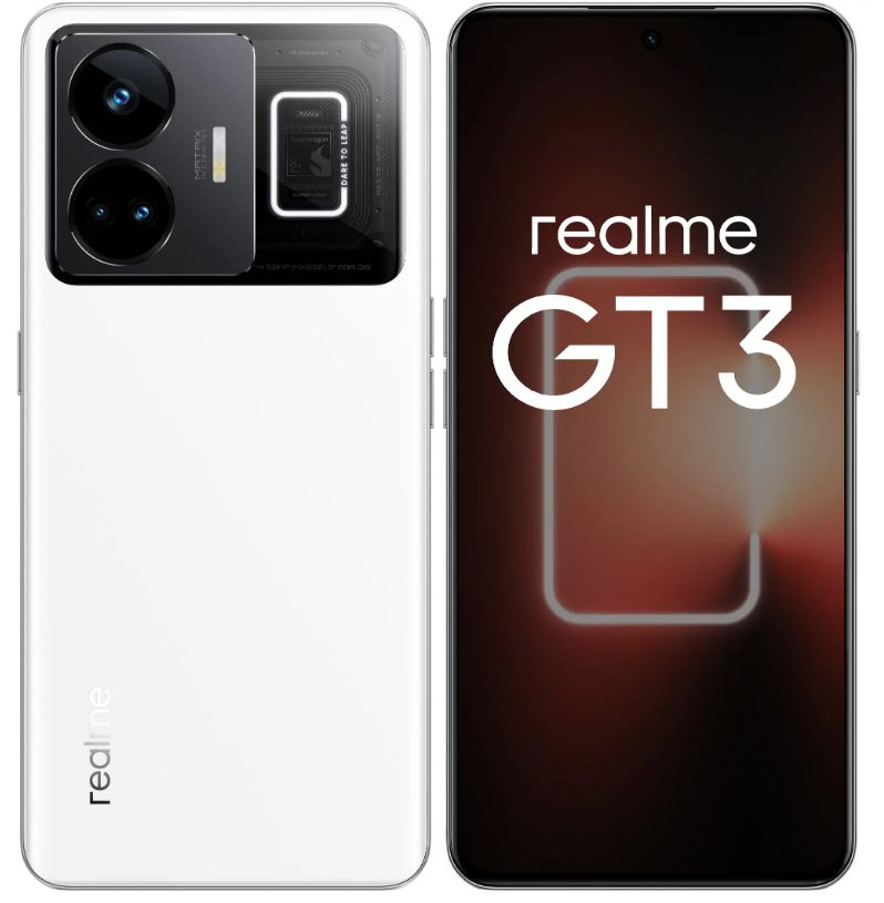 realme Смартфон GT3 белый 1024 ГБ 16/1 ТБ, белый #1