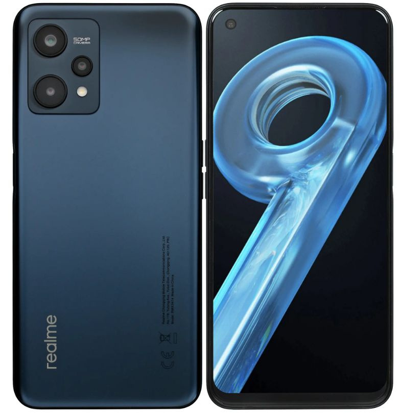 realme Смартфон 9 5G черный 128 ГБ 4/128 ГБ, черный #1