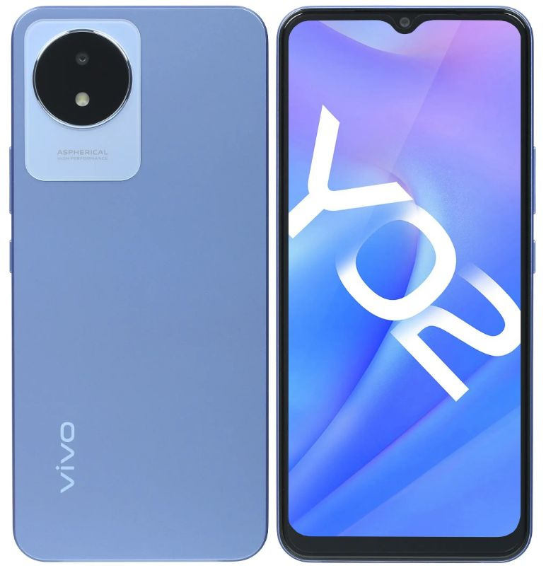 Vivo Смартфон Y02 голубой 32 ГБ 2/32 ГБ, голубой #1