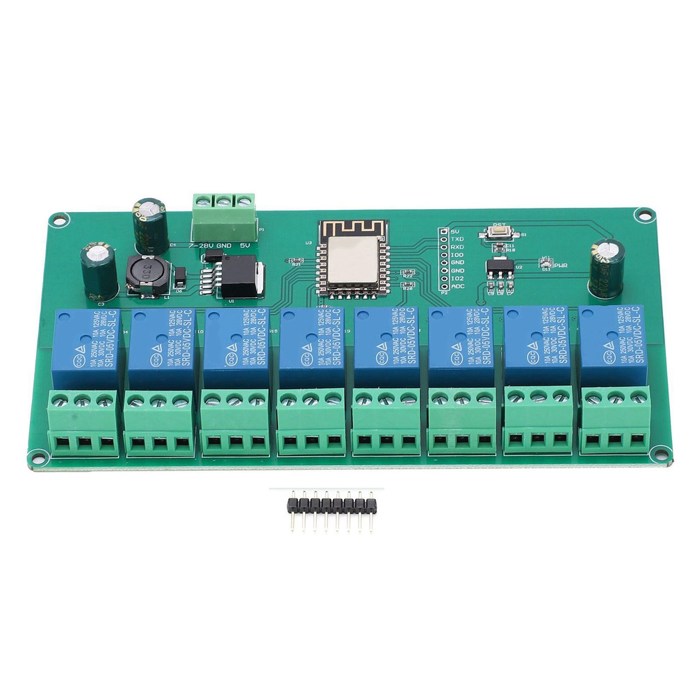 ESP8266 WIFI Восемь Релейный Модуль ESP-12F Плата Развития - купить с ...