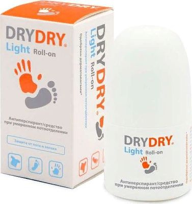 Dry Dry / Драй Драй Дезодорант Light Roll-on защита от пота и запаха 50мл / антиперспирант  #1