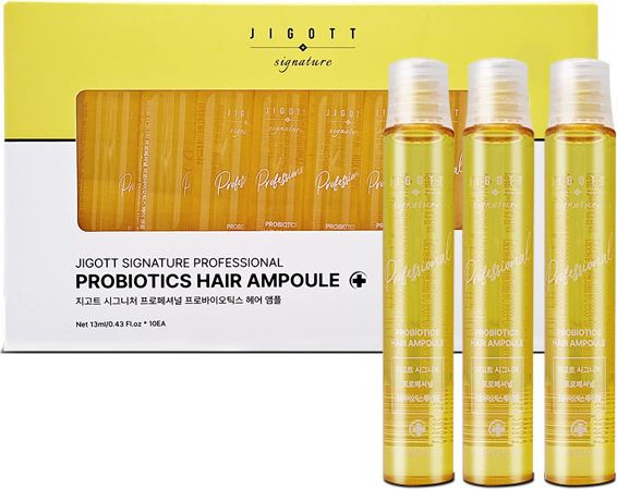 Jigott / Джигот Signature Professional Probiotics Hair Ampoule Сыворотка для волос восстанавливающая #1