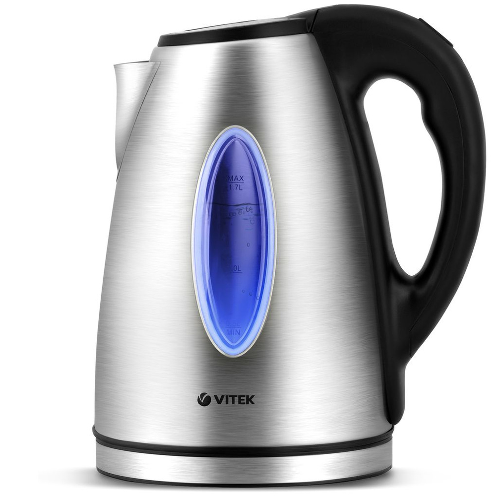 Чайник Vitek VT-7019 ST 2200 Вт 1,7 л нержавеющая сталь #1