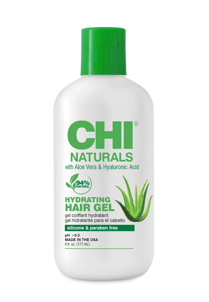 CHI NATURALS Гель для волос увлажняющий текстурирующий с алоэ вера и гиалуроновой кислотой, 177 мл  #1