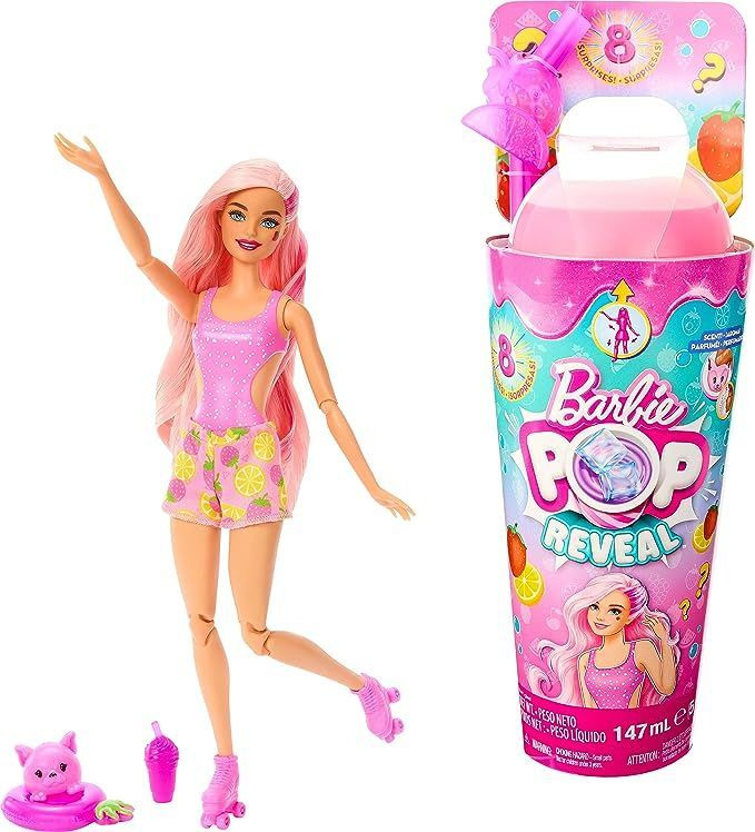 Барби Поп Ревил Фрут Клубничный лимонад Barbie Pop Reveal Fruit Strawberry Lemonade  #1