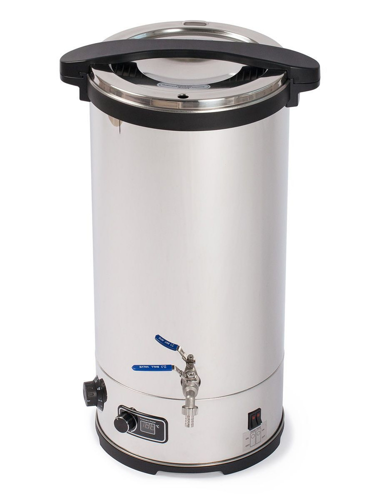 Кипятильник нагреватель воды двустенный 30 л, наливной электрический с фильтр-мешком (можно использовать #1